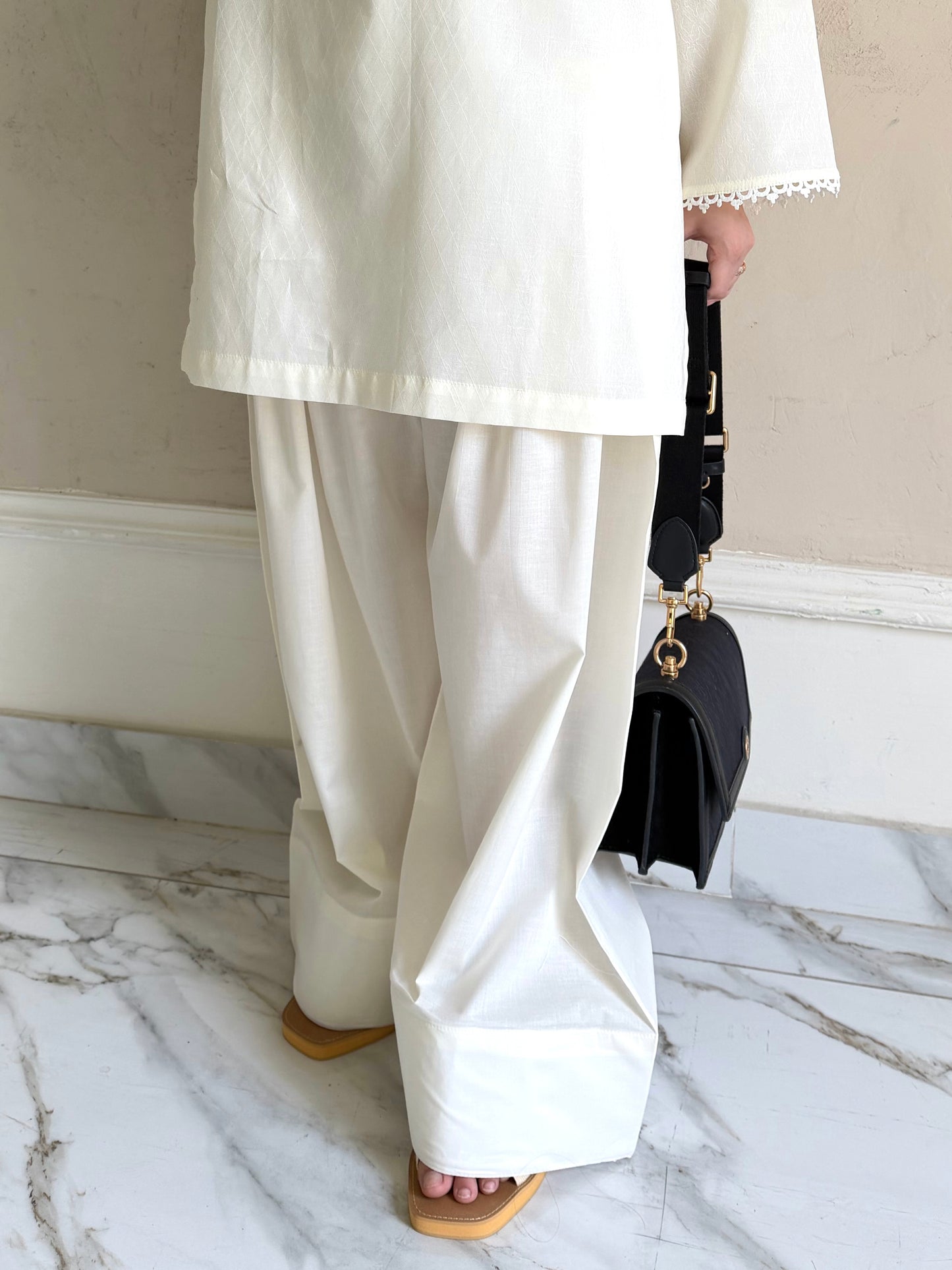 Farshi Shalwar - Stitched