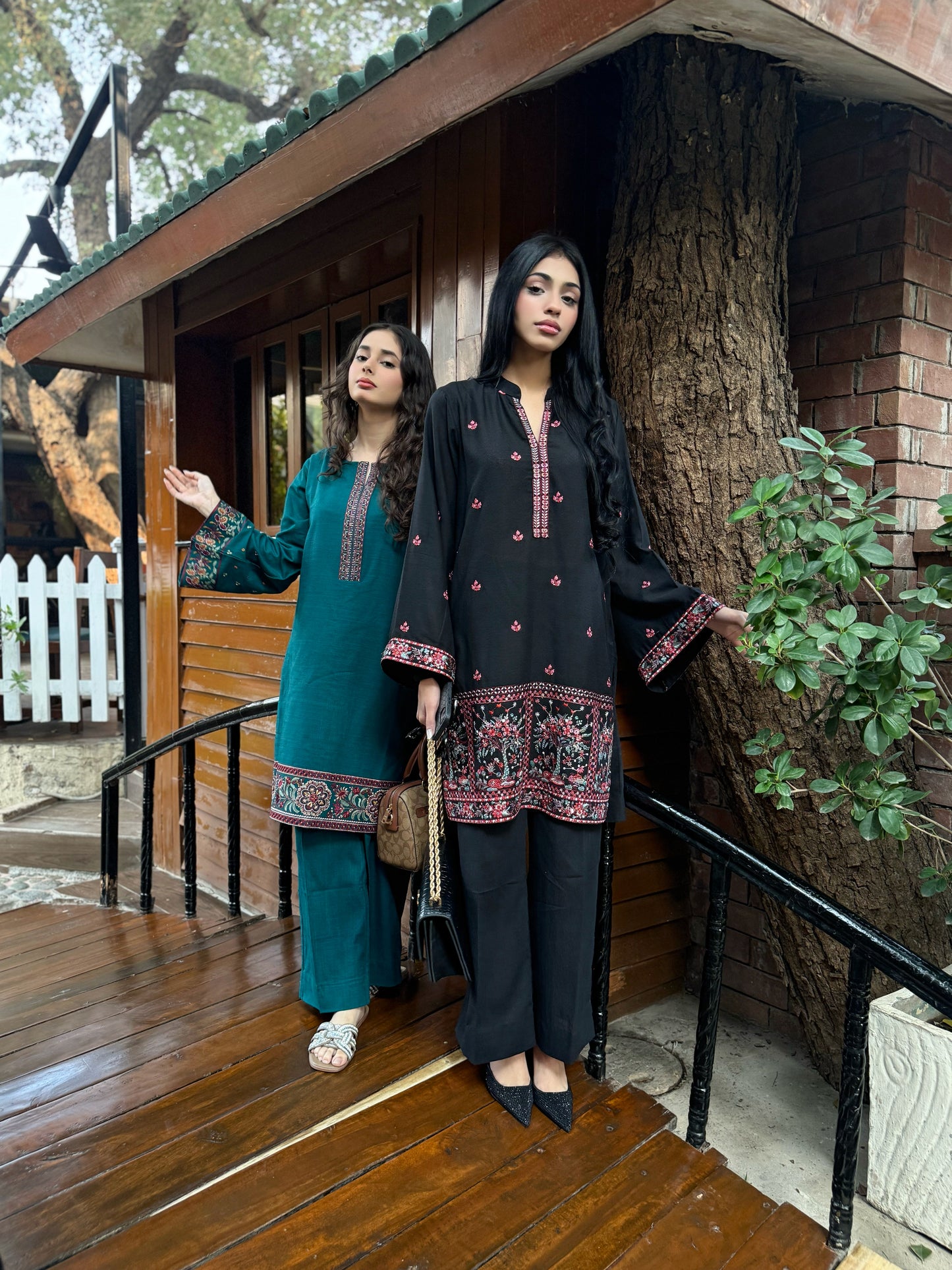 Winter Jade - 2 pc Stitched
