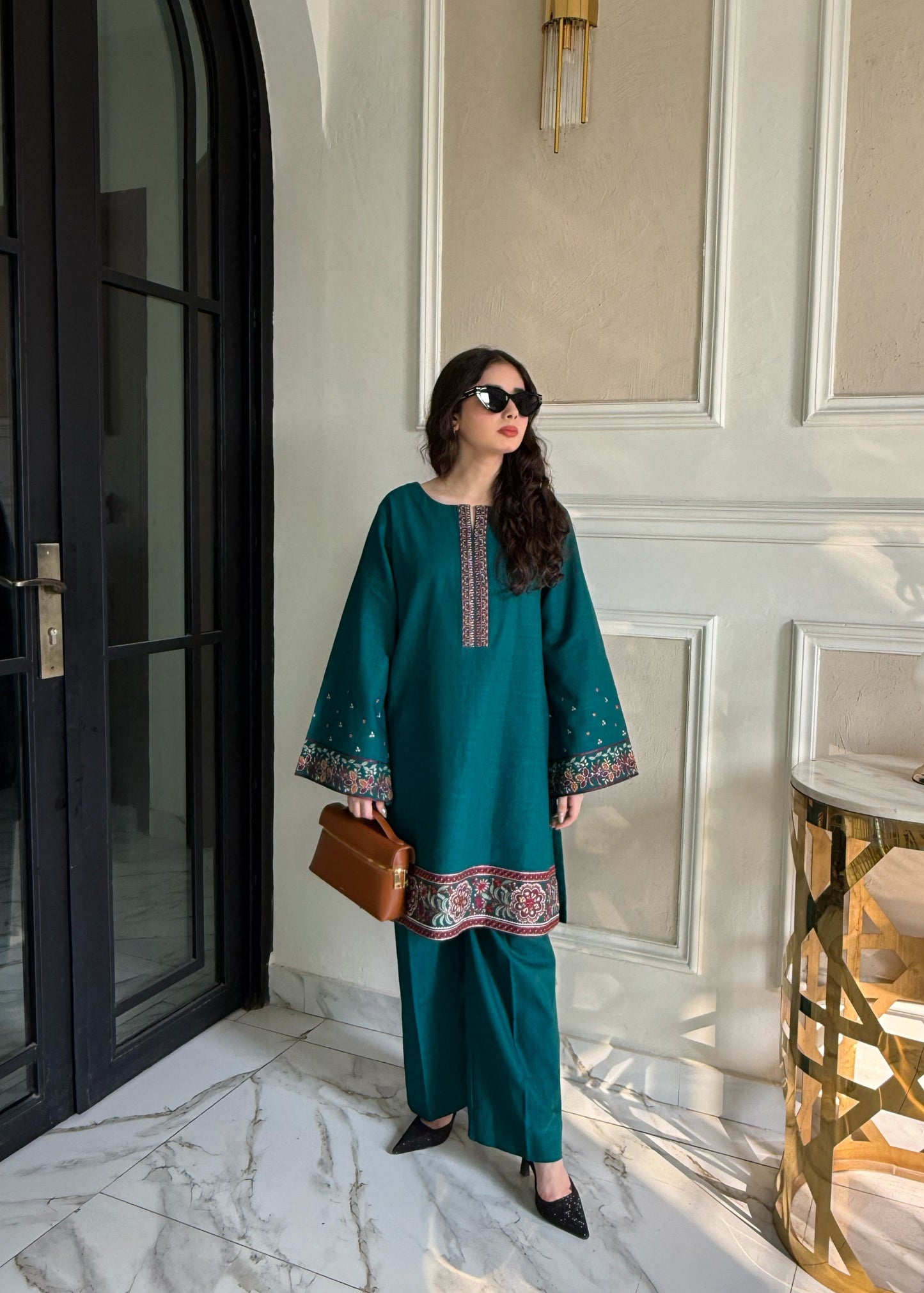 Winter Jade - 2 pc Stitched