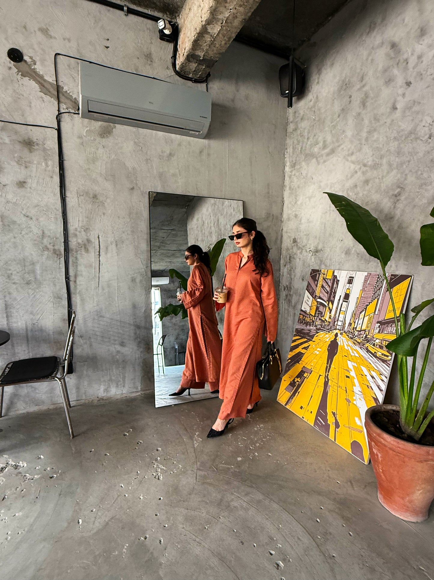 Rust Sunset - 2 pc Stitched