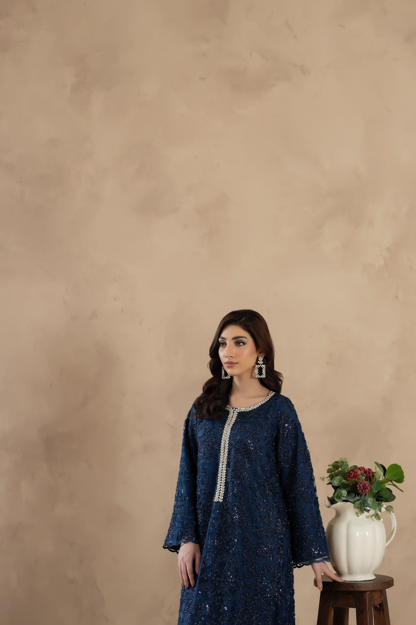 Ivy-1PC Stitched Kaftaan Pret