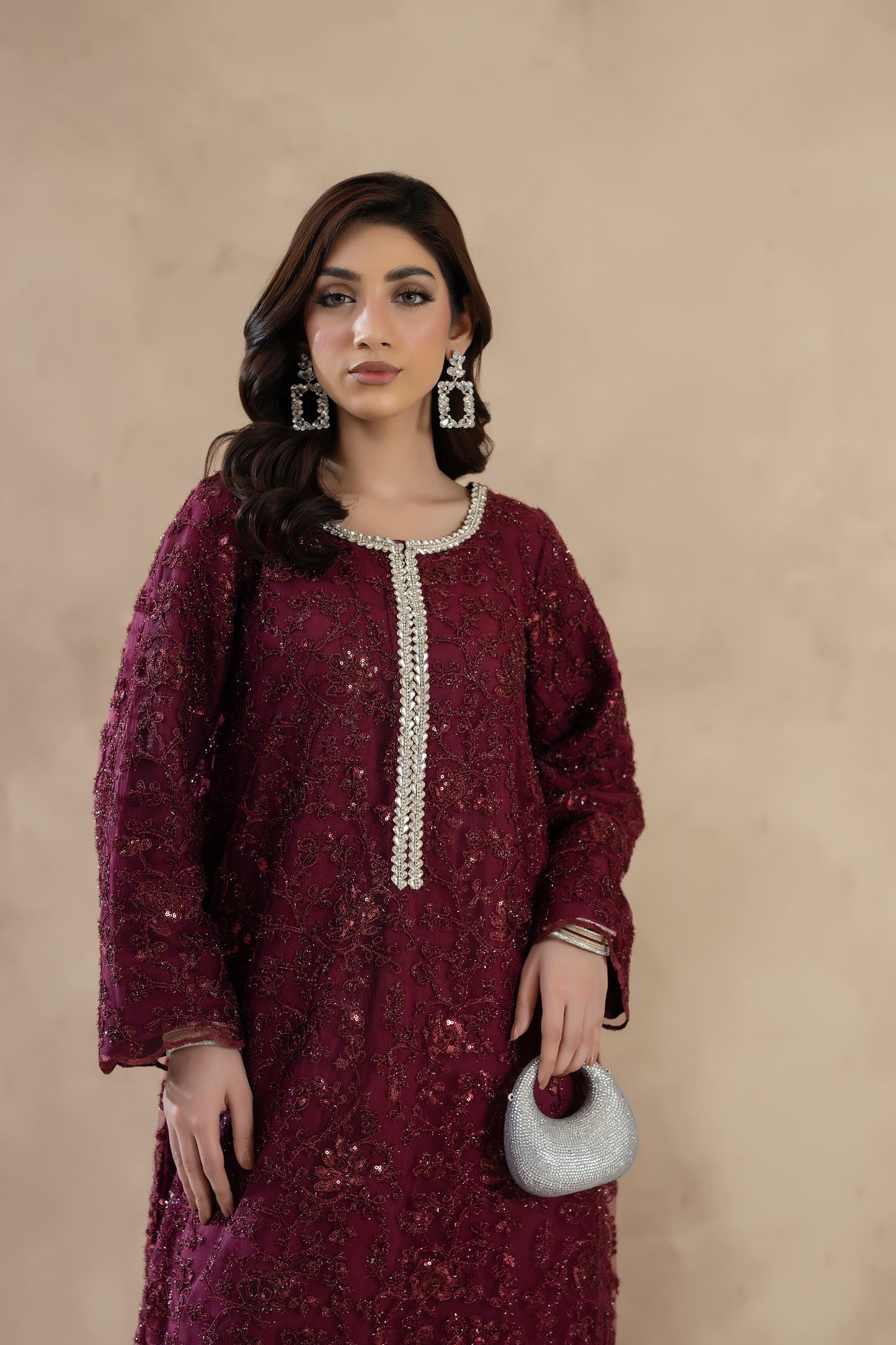 Mira-1PC Stitched Kaftaan Pret
