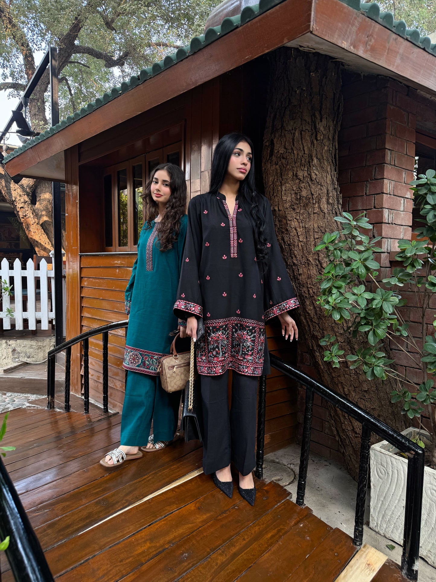 Winter Jade - 2 pc Stitched