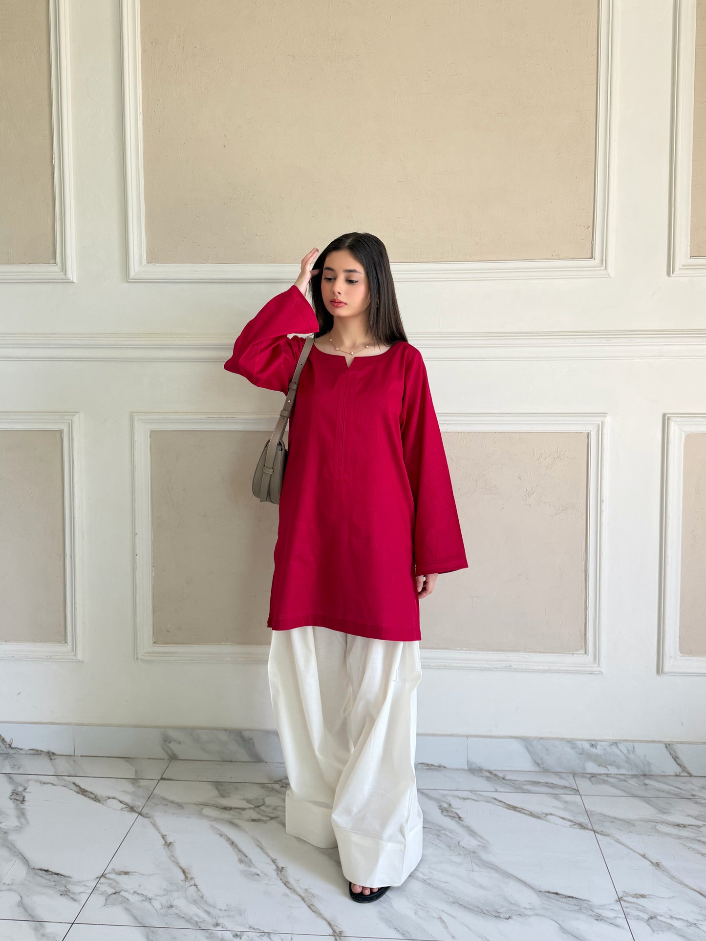 Rose - 2 PC Stitched Pret