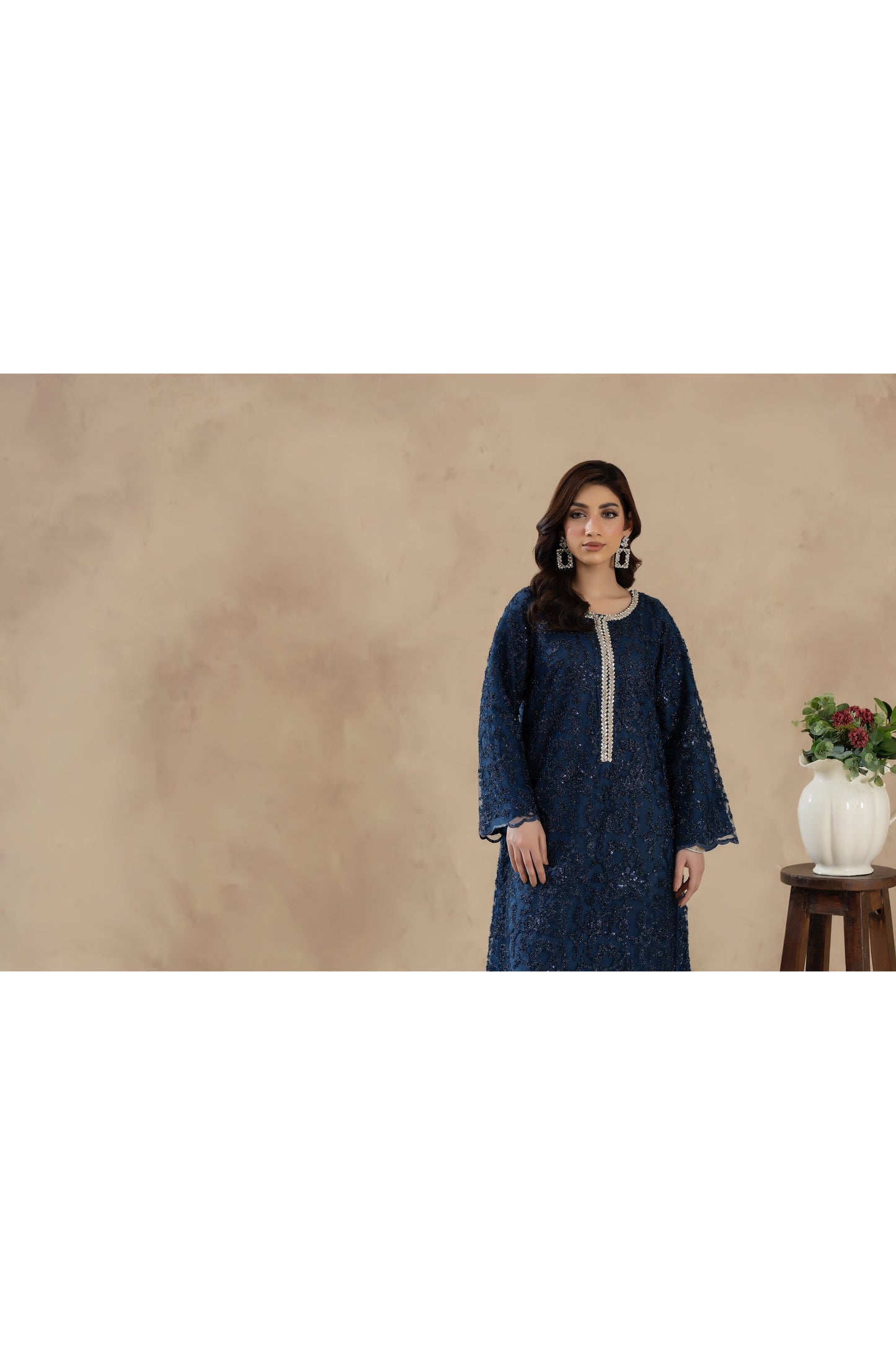 Ivy-1PC Stitched Kaftaan Pret