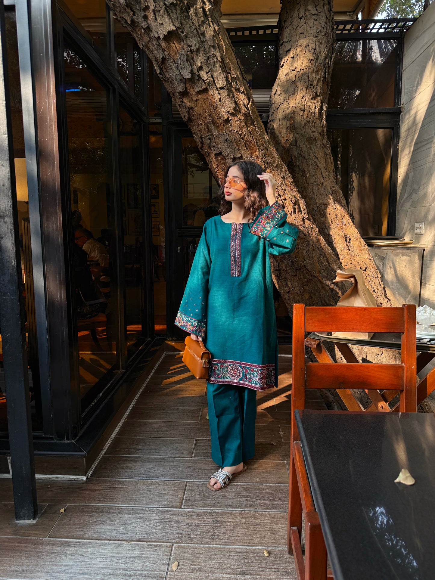 Winter Jade - 2 pc Stitched